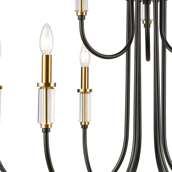 Elk Glendon 46346/9 Chandelier Light - Matte Black
