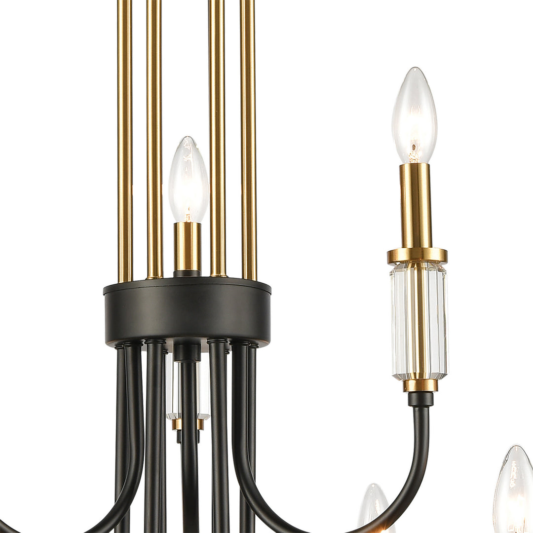 Elk Glendon 46346/9 Chandelier Light - Matte Black