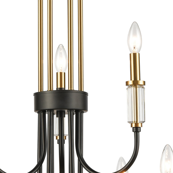 Elk Glendon 46346/9 Chandelier Light - Matte Black