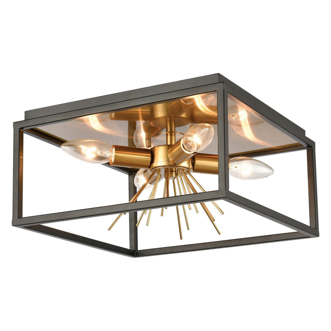 Elk Spark 46364/4 Ceiling Light - Matte Black