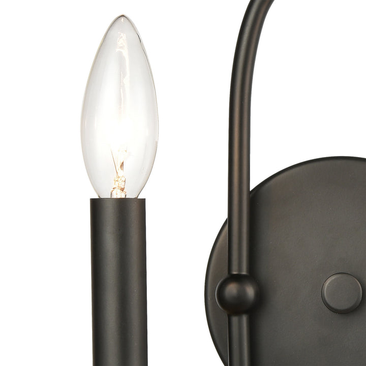 Elk Wickshire 46381/2 Wall Sconce Light - Matte Black
