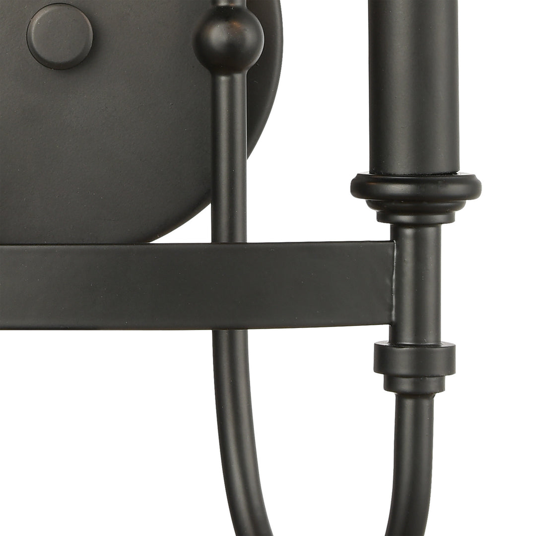 Elk Wickshire 46381/2 Wall Sconce Light - Matte Black