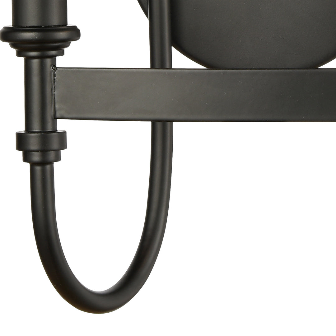 Elk Wickshire 46381/2 Wall Sconce Light - Matte Black