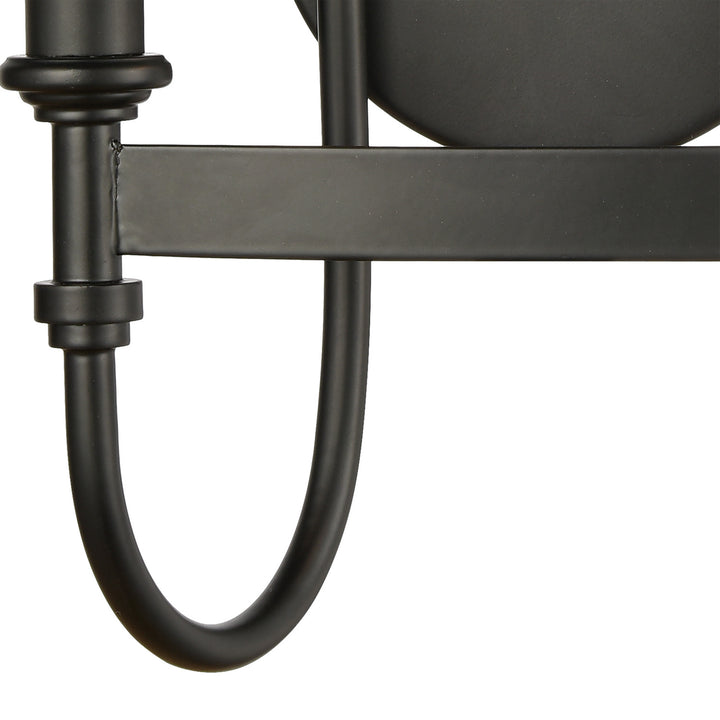 Elk Wickshire 46381/2 Wall Sconce Light - Matte Black