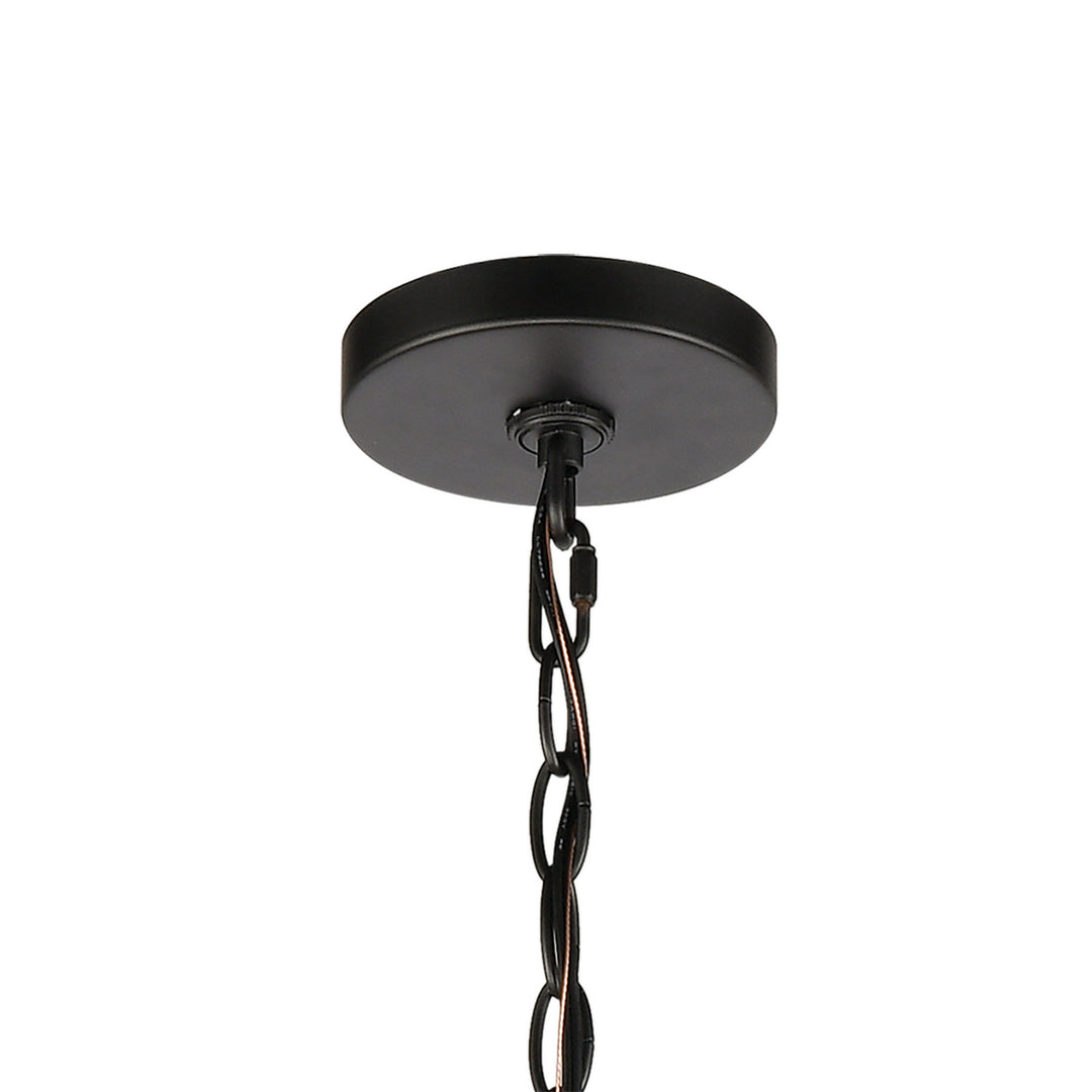 Elk Wickshire 46383/6 Chandelier Light - Matte Black