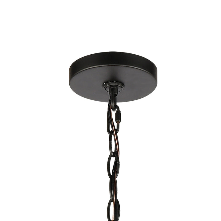 Elk Wickshire 46383/6 Chandelier Light - Matte Black
