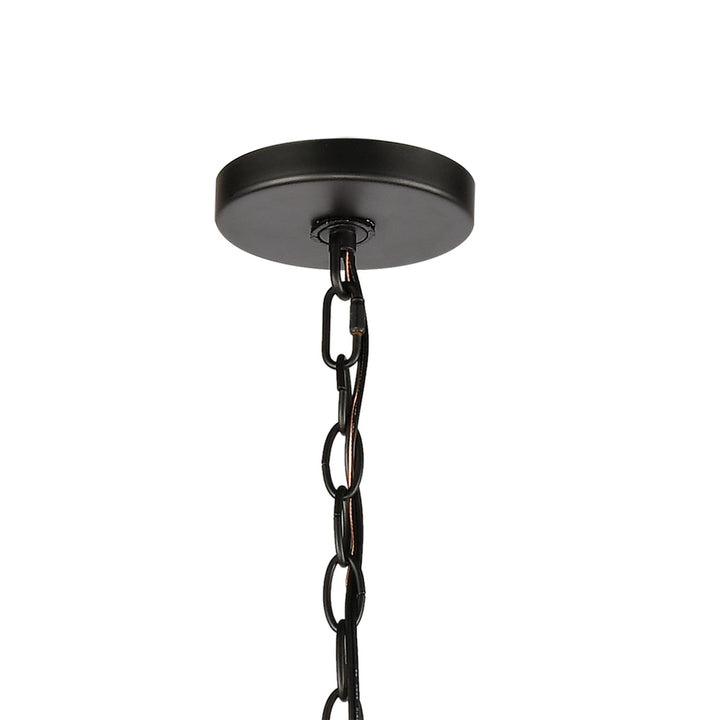 Elk Wickshire 46384/9 Chandelier Light - Matte Black