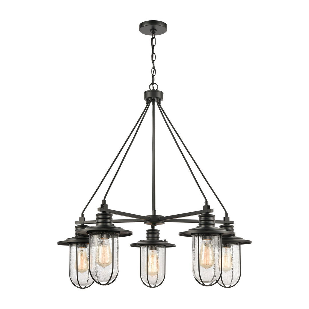 Elk Lakeshore Drive 46404/5 Chandelier Light - Matte Black