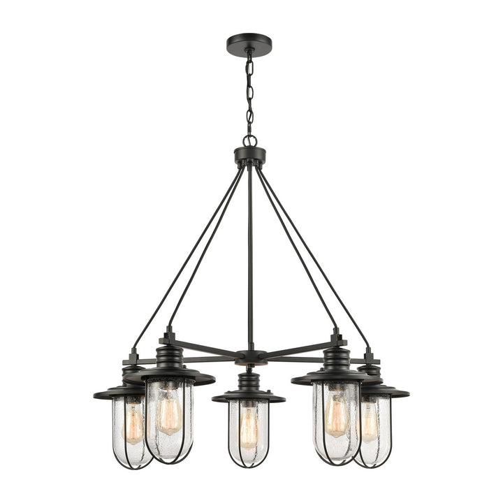 Elk Lakeshore Drive 46404/5 Chandelier Light - Matte Black