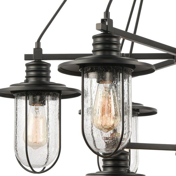 Elk Lakeshore Drive 46406/9 Chandelier Light - Matte Black