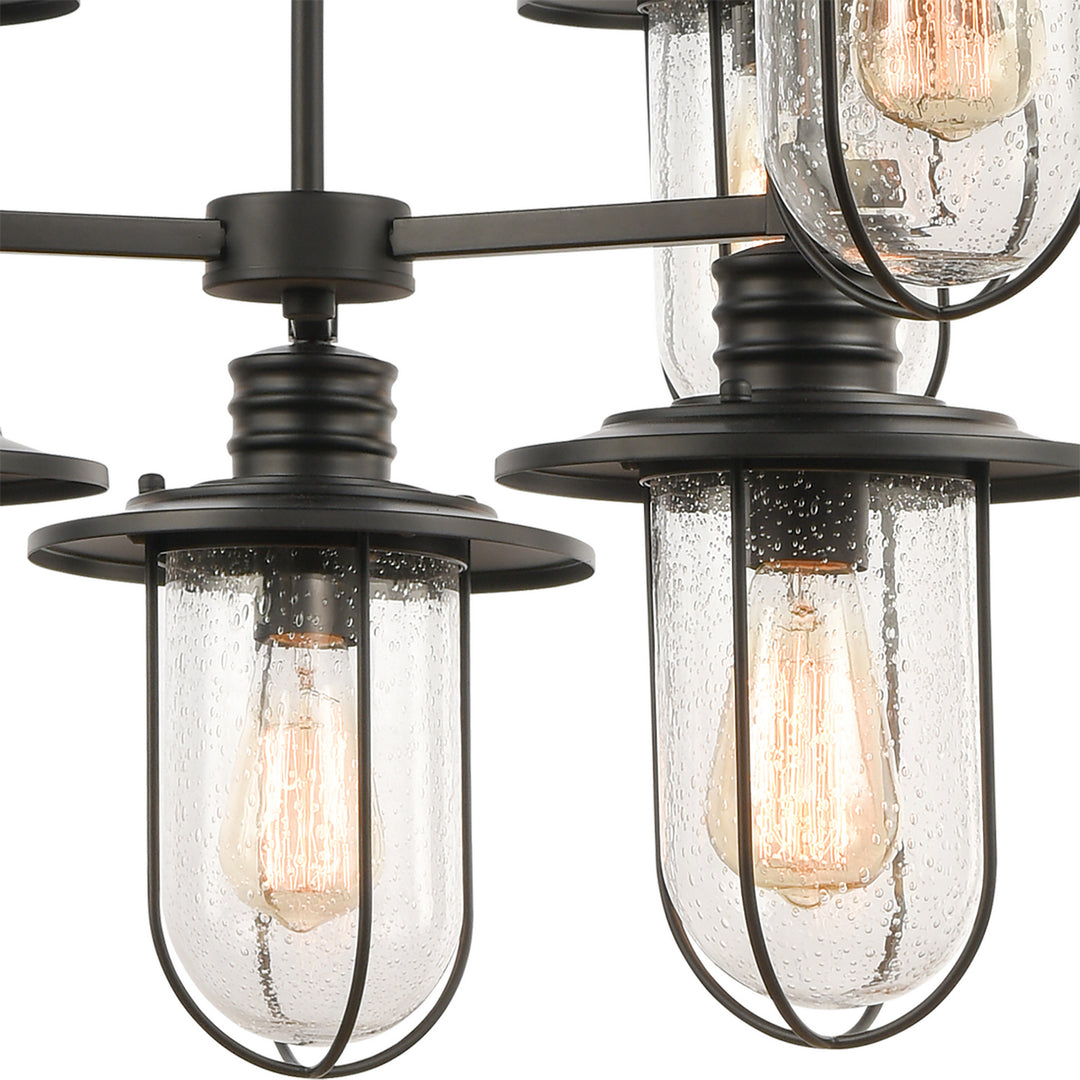 Elk Lakeshore Drive 46406/9 Chandelier Light - Matte Black
