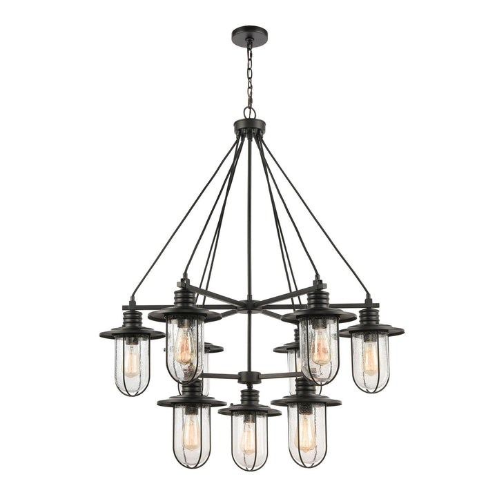 Elk Lakeshore Drive 46406/9 Chandelier Light - Matte Black