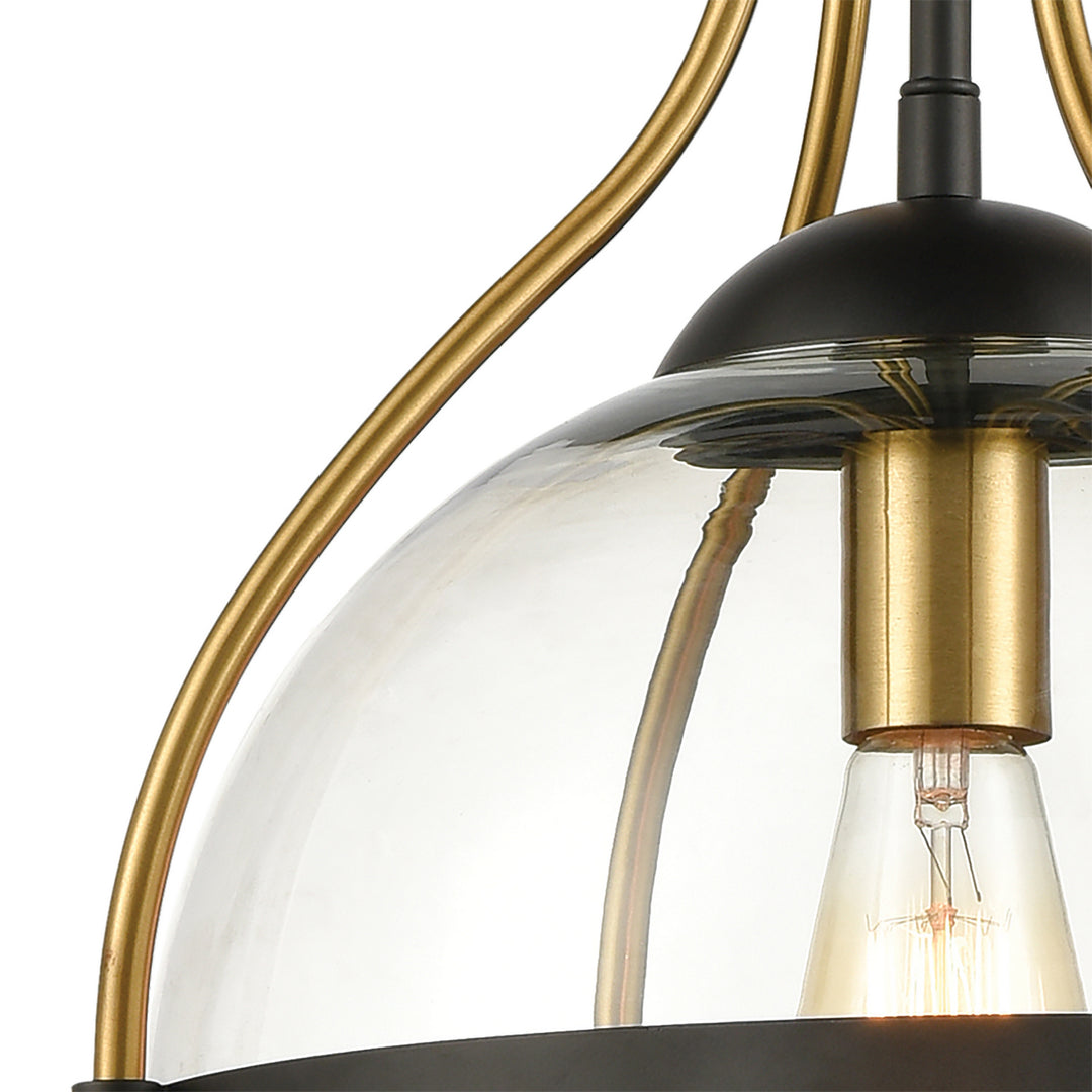 Elk Vispon 46414/1 Pendant Light - Matte Black
