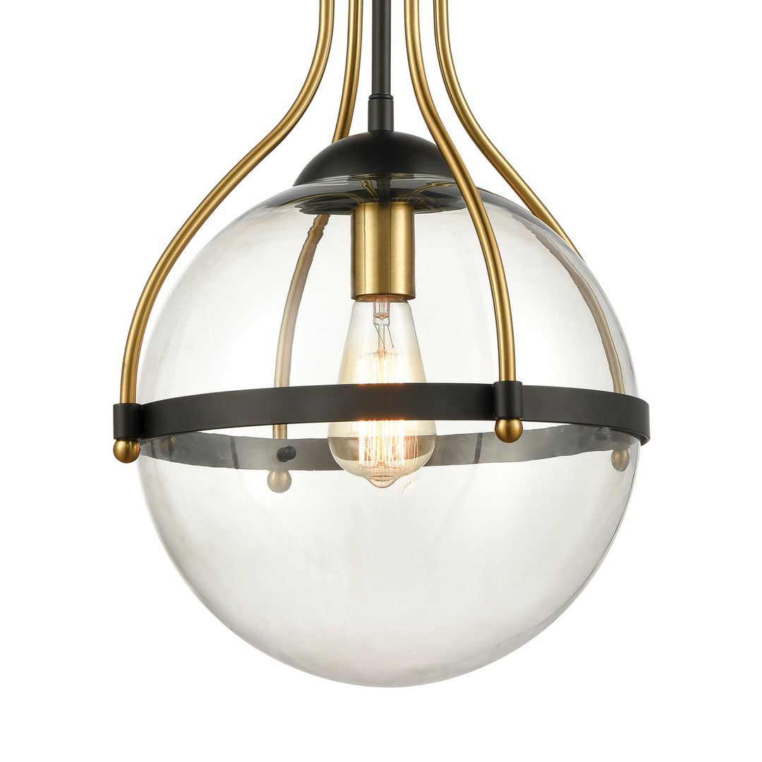 Elk Vispon 46414/1 Pendant Light - Matte Black