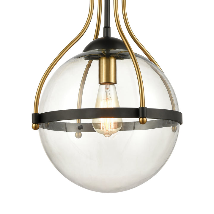 Elk Vispon 46414/1 Pendant Light - Matte Black