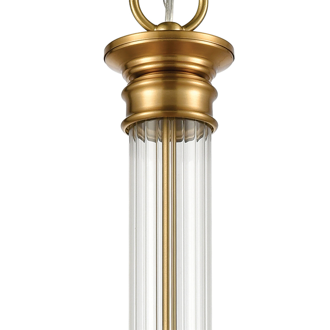 Elk Glasgow 46495/1 Pendant Light - Burnished Brass