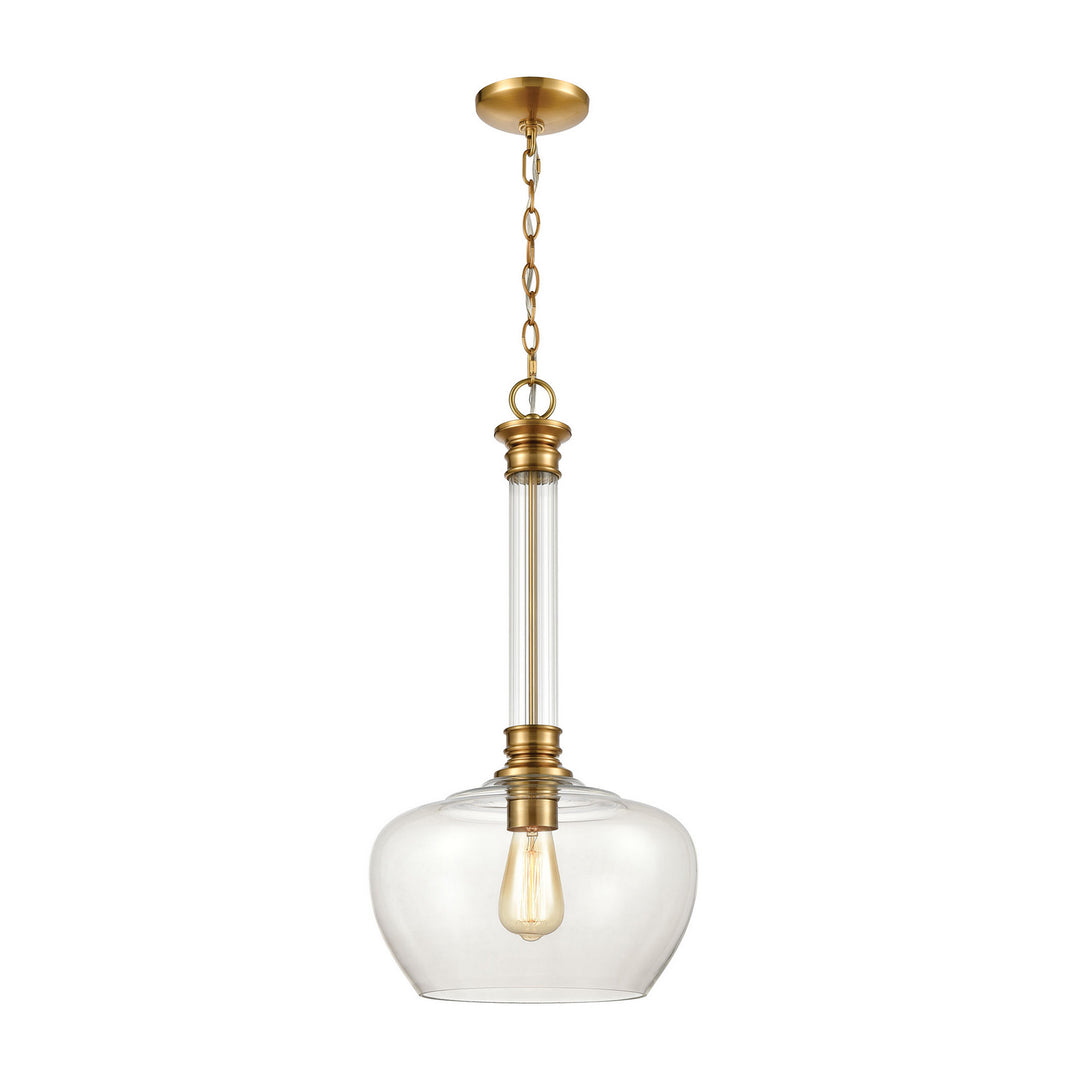 Elk Glasgow 46495/1 Pendant Light - Burnished Brass
