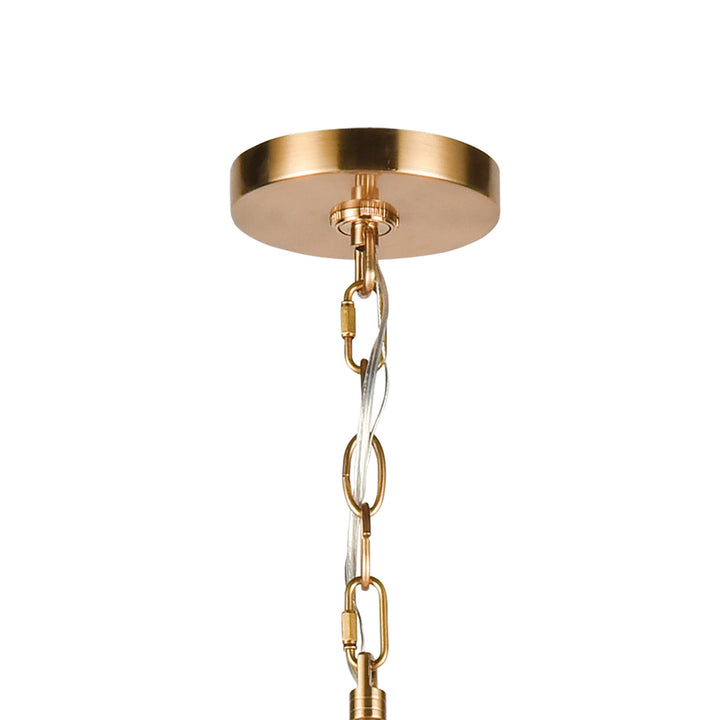 Elk Wellsley 46798/6 Chandelier Light - Burnished Brass