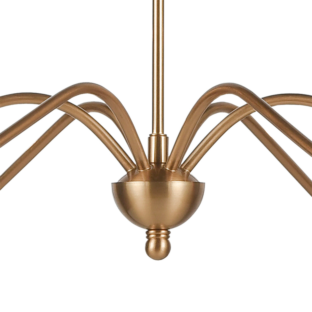 Elk Wellsley 46799/6 Chandelier Light - Burnished Brass