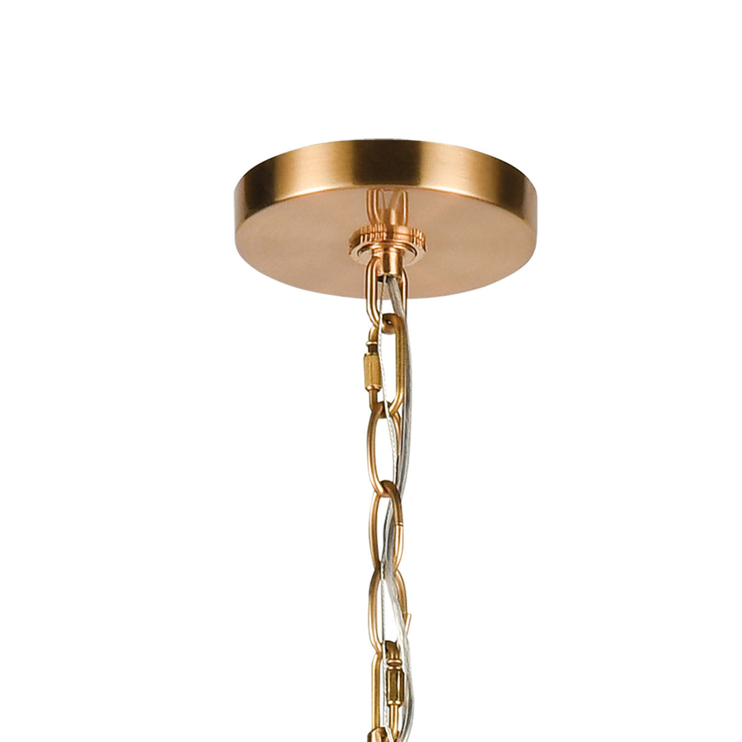 Elk Wellsley 46799/6 Chandelier Light - Burnished Brass