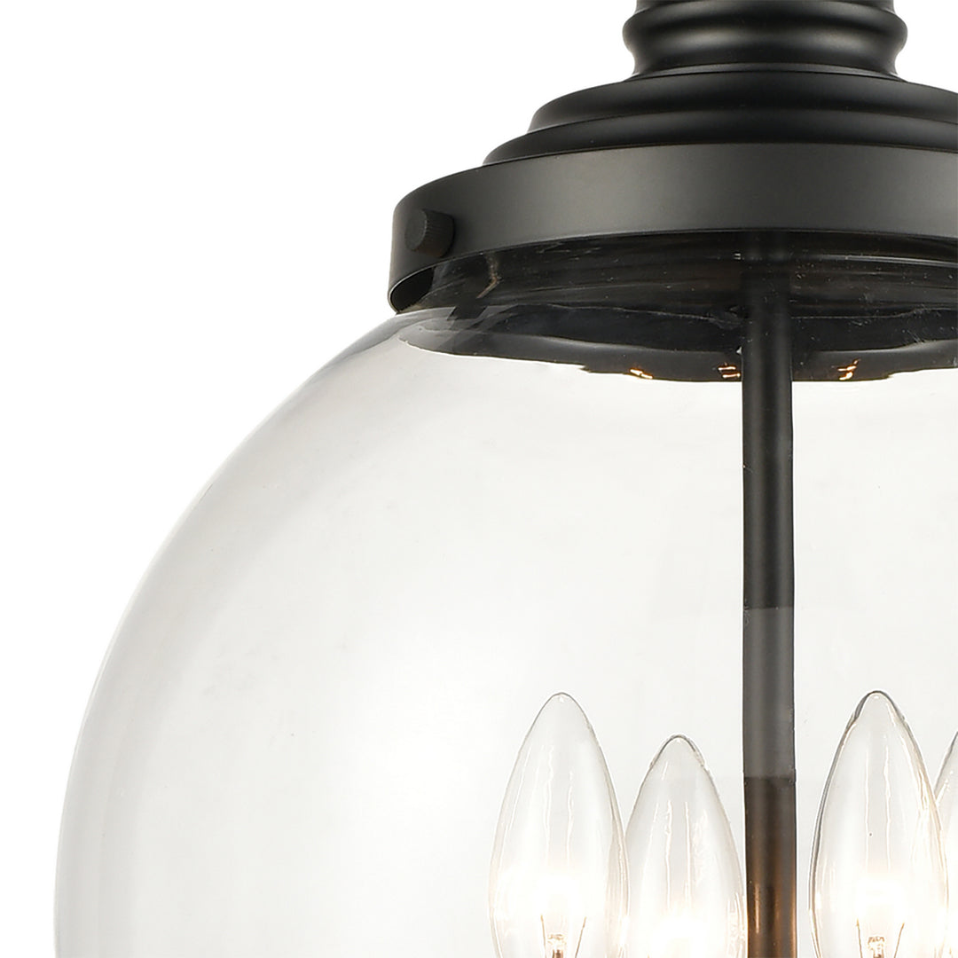Elk Chandra 46814/4 Pendant Light - Matte Black