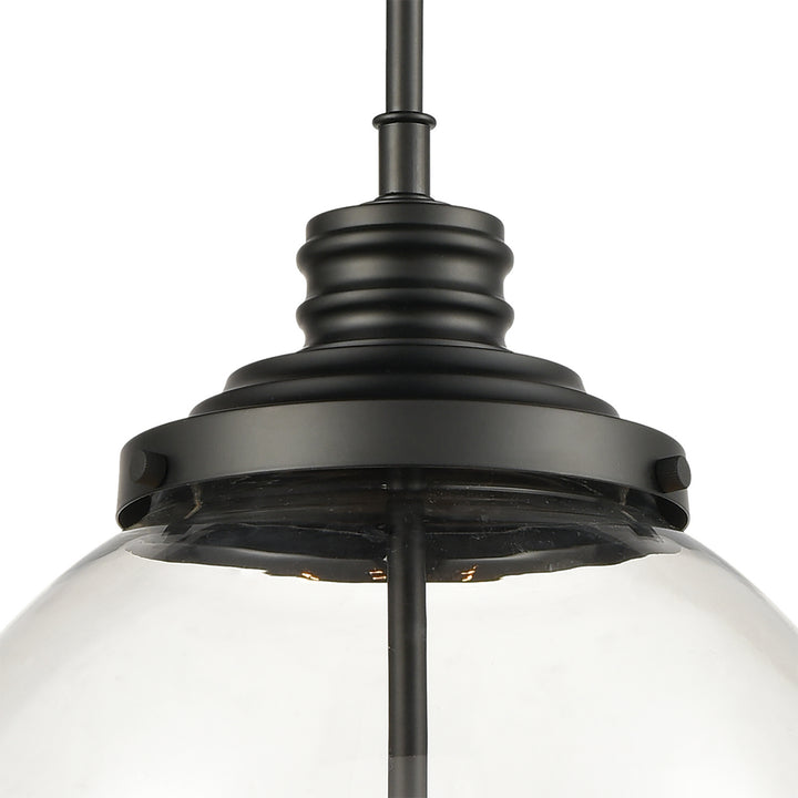 Elk Chandra 46814/4 Pendant Light - Matte Black