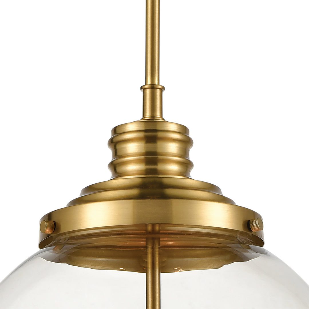 Elk Chandra 46834/4 Pendant Light - Burnished Brass