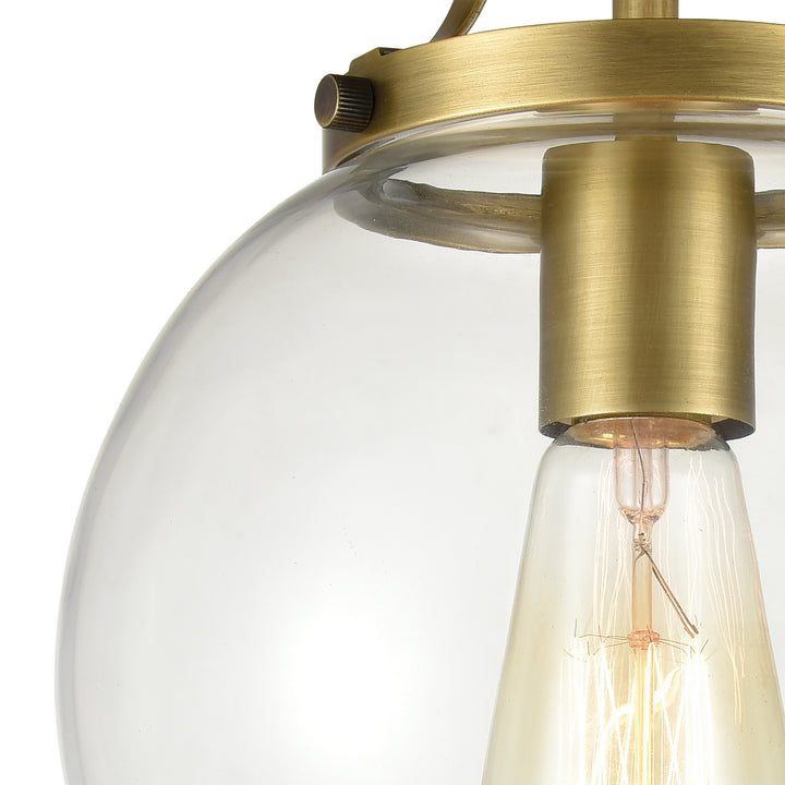 Elk Bernice 47184/1 Ceiling Light - Brushed Antique Brass