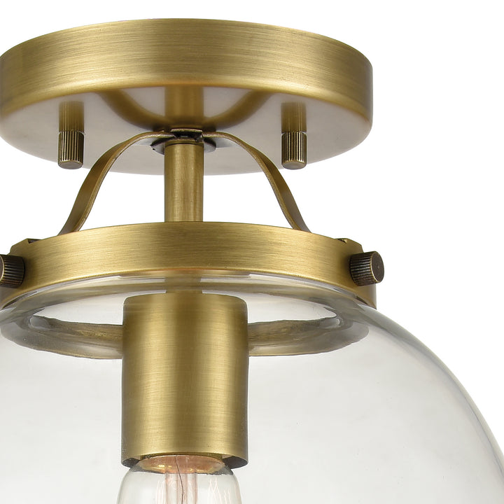 Elk Bernice 47184/1 Ceiling Light - Brushed Antique Brass
