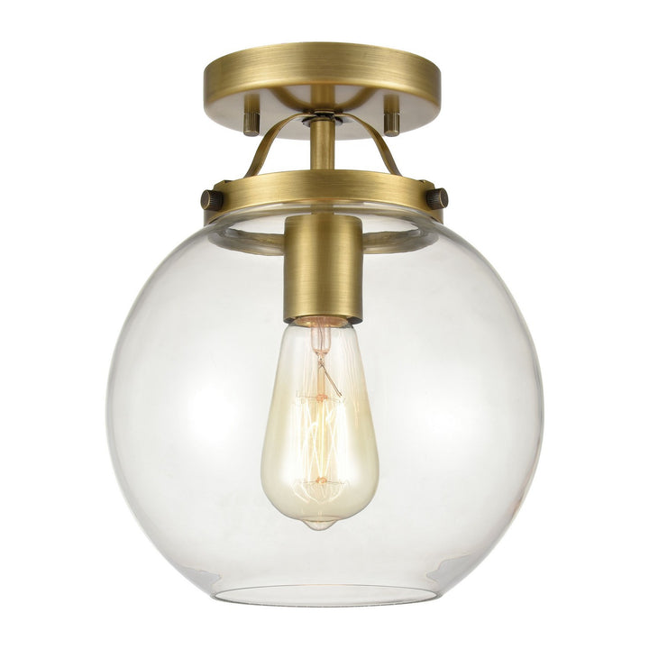 Elk Bernice 47184/1 Ceiling Light - Brushed Antique Brass