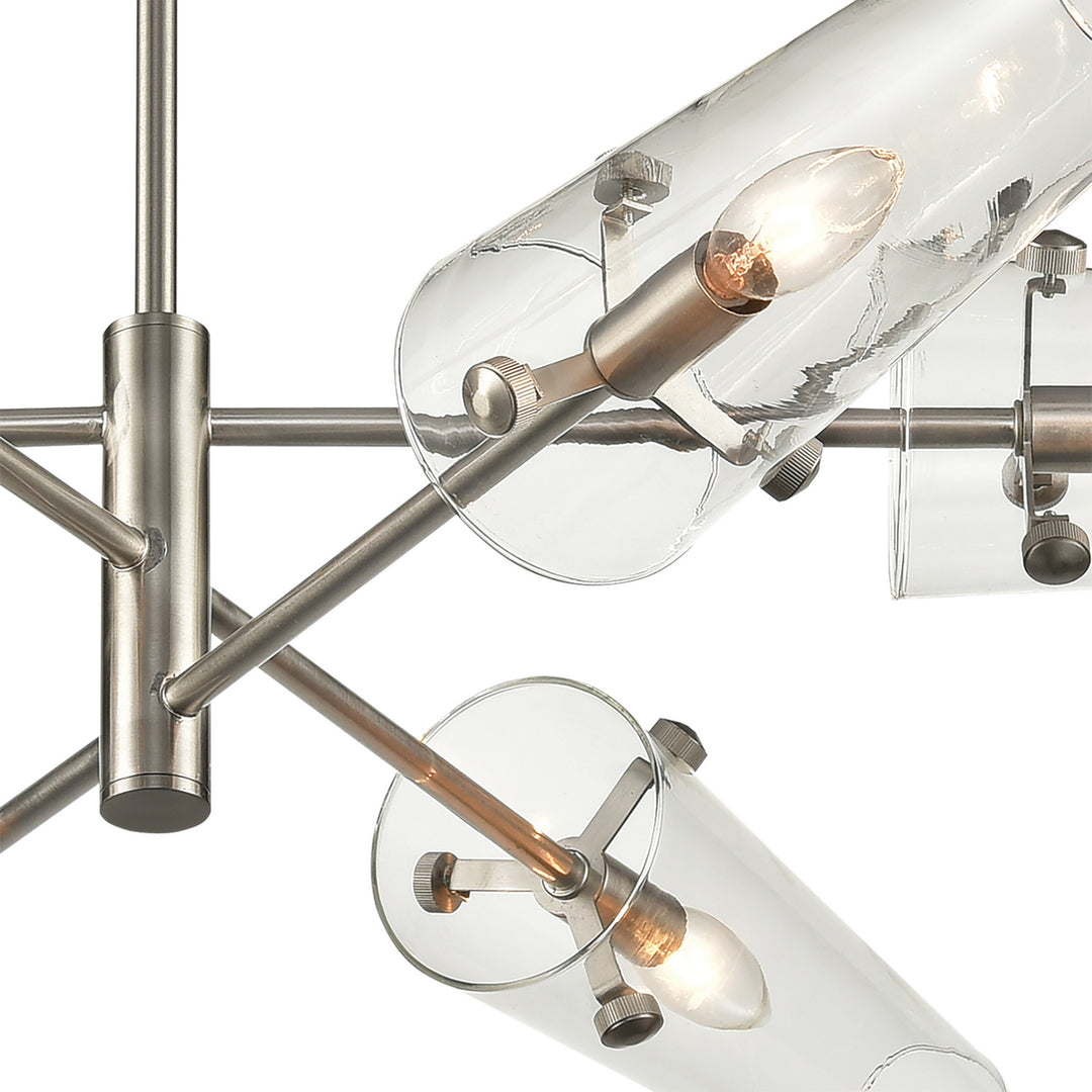 Elk Valante 47227/6 Chandelier Light - Satin Nickel