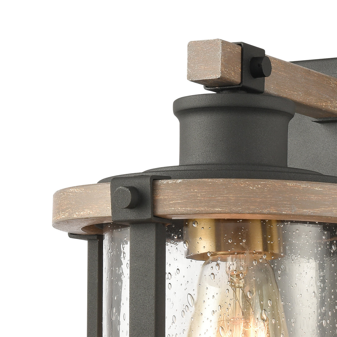 Elk Geringer 47280/1 Wall Sconce Light - Charcoal