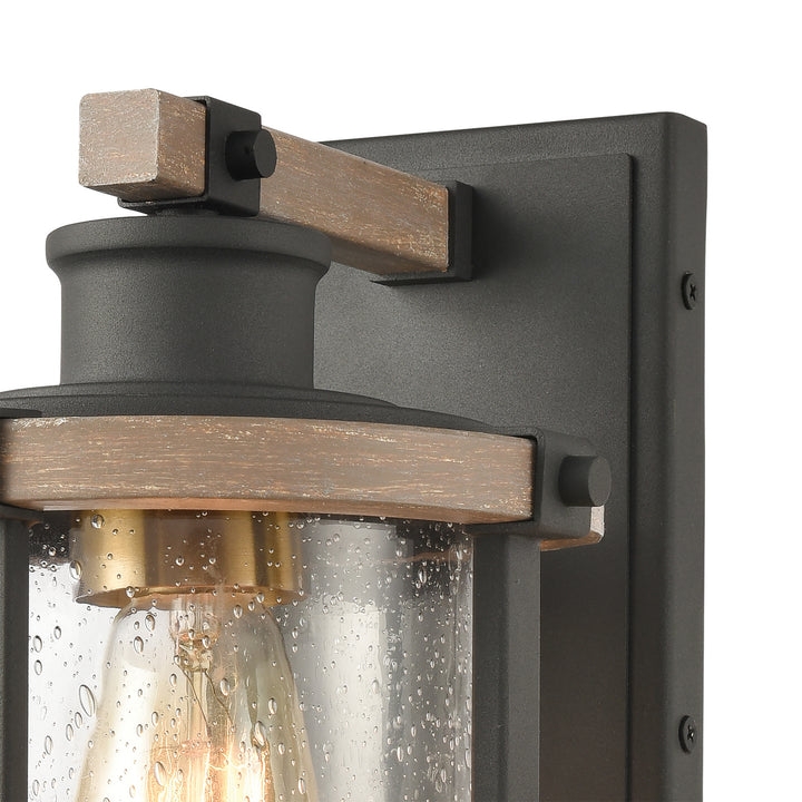Elk Geringer 47280/1 Wall Sconce Light - Charcoal