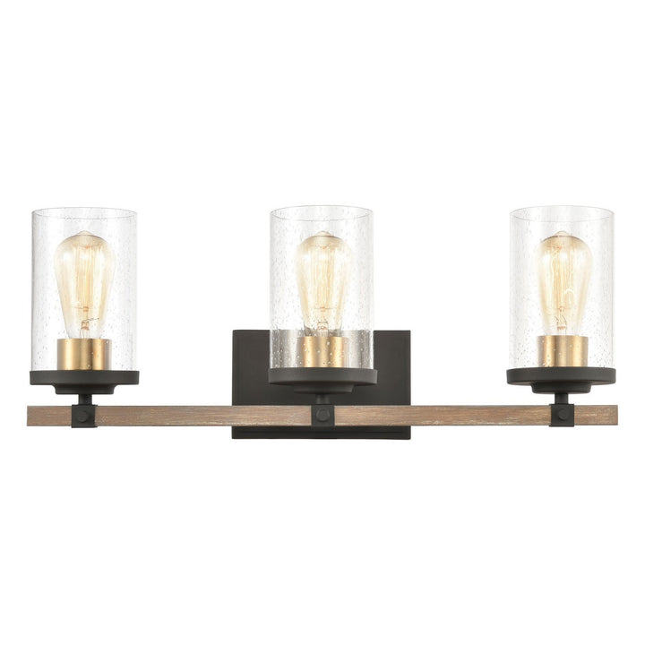 Elk Geringer 47283/3 Bath Vanity Light 22 in. wide - Charcoal