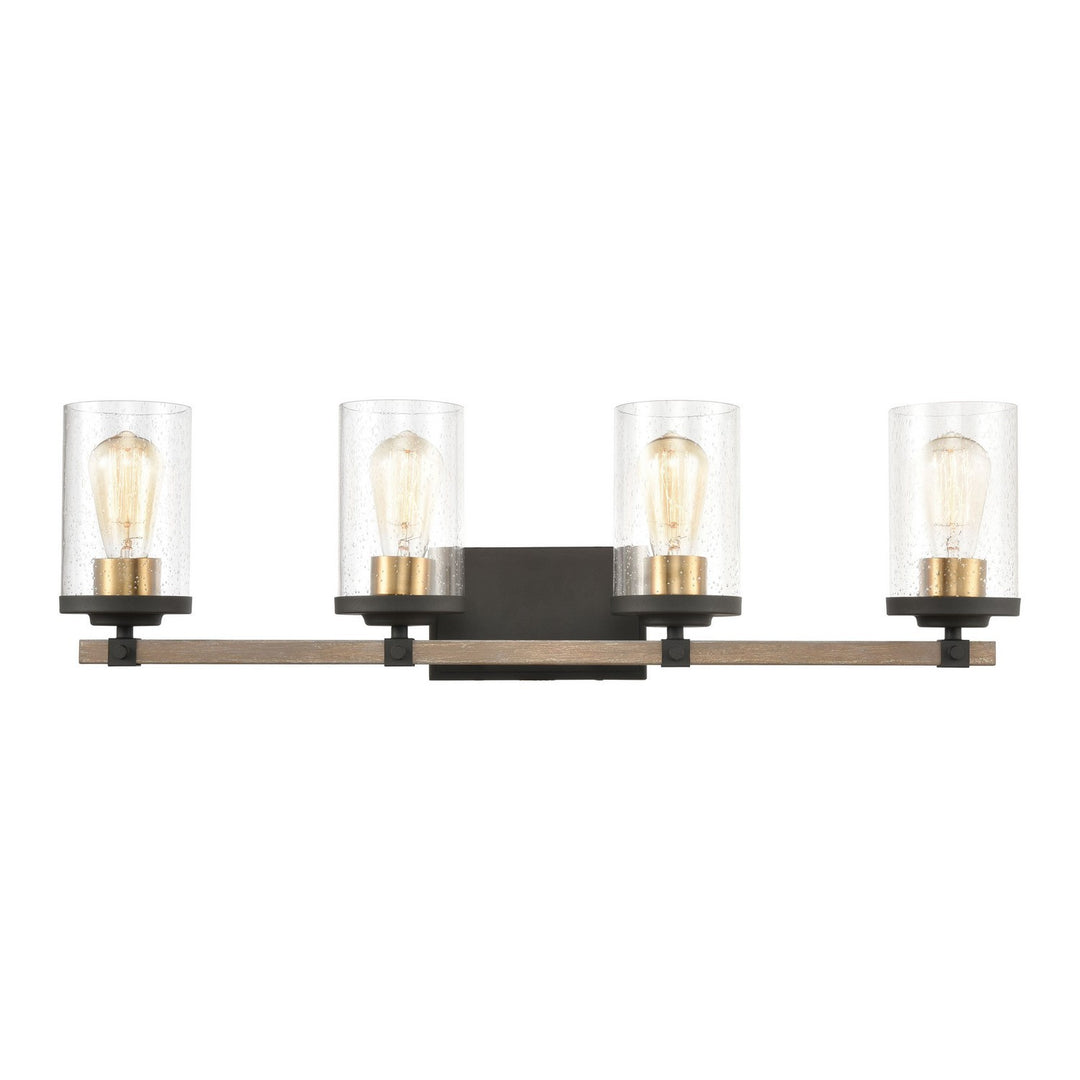 Elk Geringer 47284/4 Bath Vanity Light 30 in. wide - Charcoal