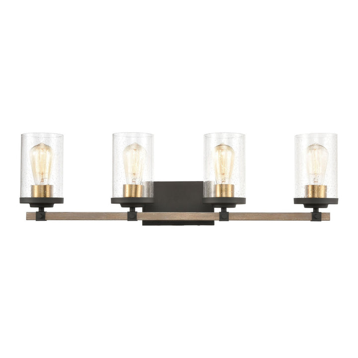 Elk Geringer 47284/4 Bath Vanity Light 30 in. wide - Charcoal