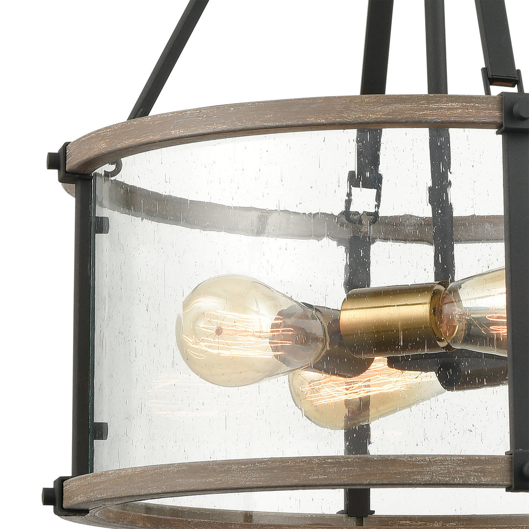 Elk Geringer 47288/4 Chandelier Light - Charcoal
