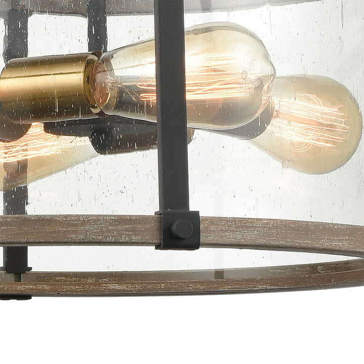 Elk Geringer 47288/4 Chandelier Light - Charcoal