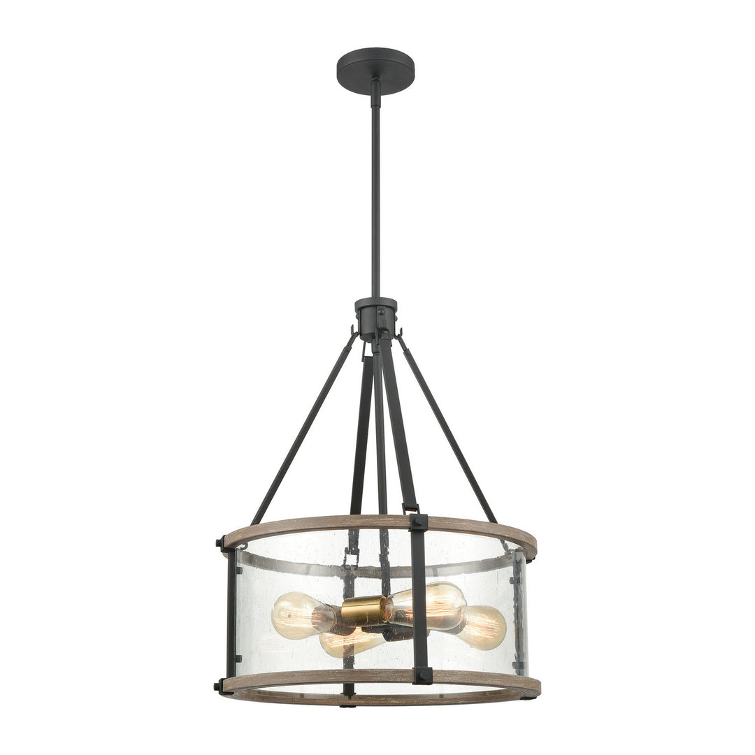 Elk Geringer 47288/4 Chandelier Light - Charcoal