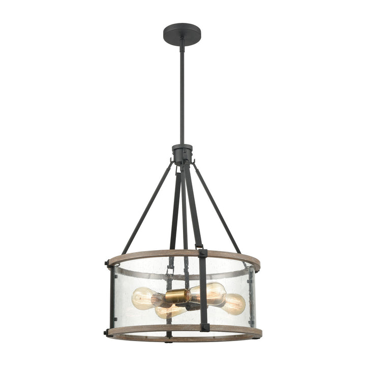 Elk Geringer 47288/4 Chandelier Light - Charcoal