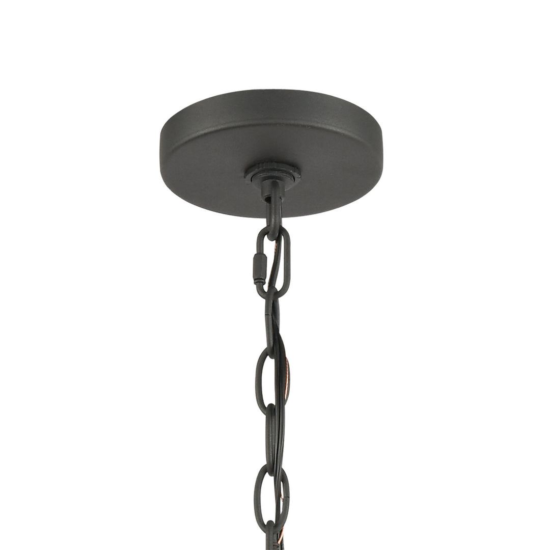 Elk Geringer 47289/5 Chandelier Light - Charcoal