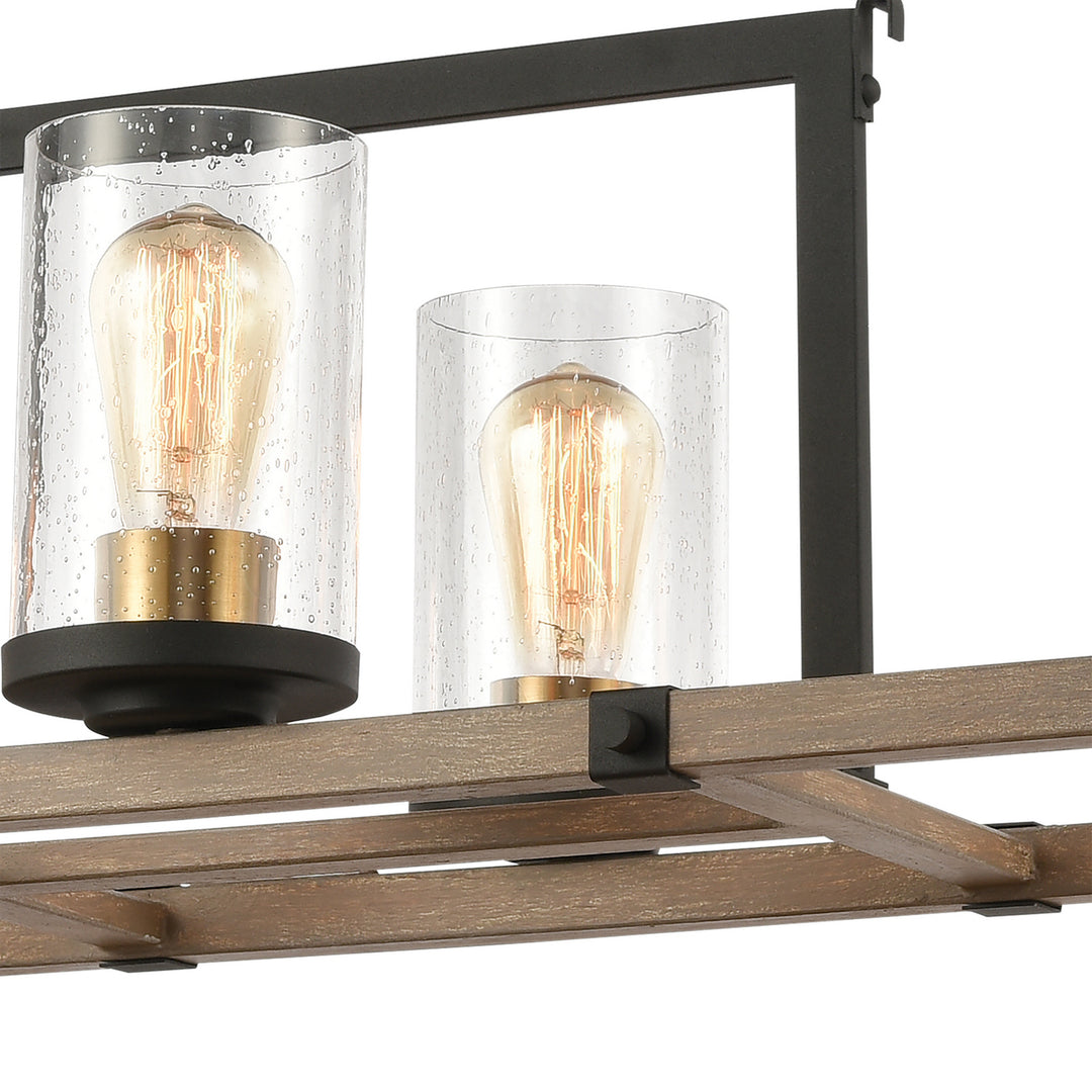 Elk Geringer 47290/6 Pendant Light - Charcoal