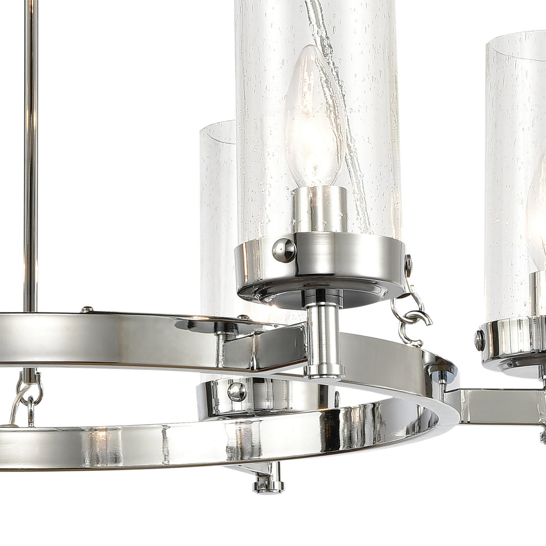 Elk Melinda 47307/6 Chandelier Light - Polished Chrome