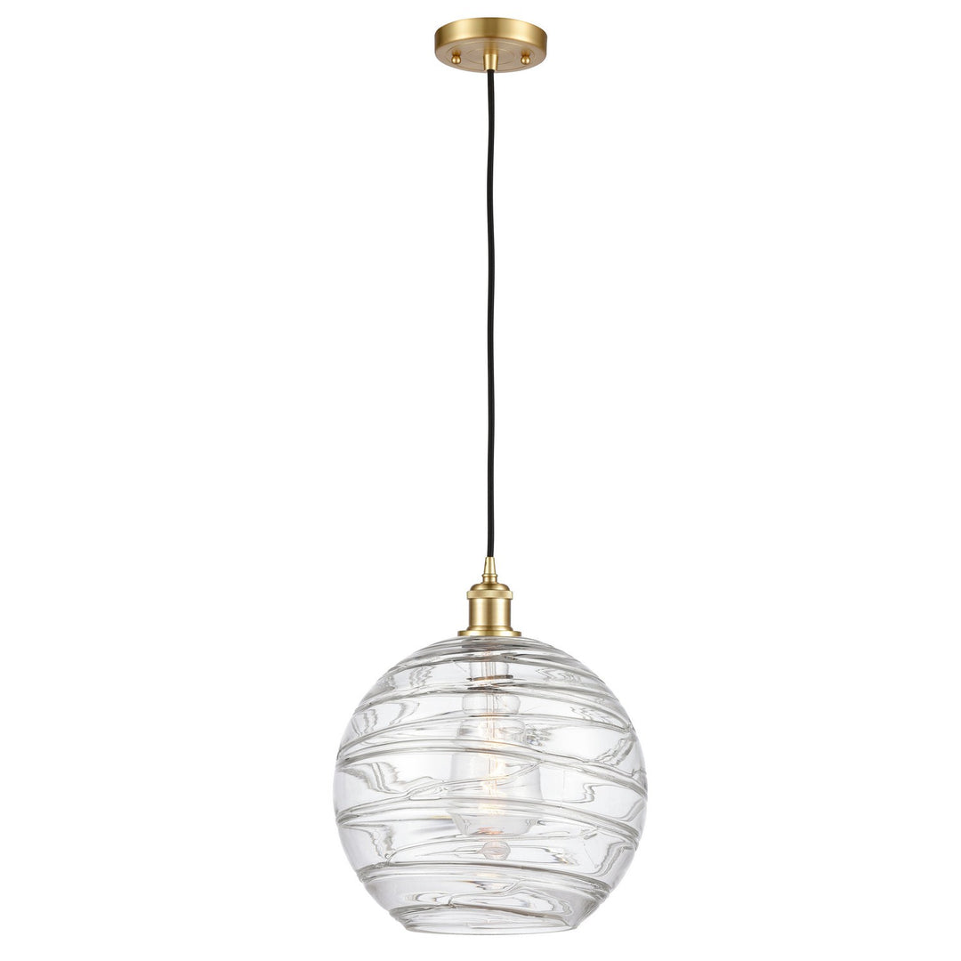 Innovations Ballston 516-1P-SG-G1213-12 Pendant Light - Satin Gold
