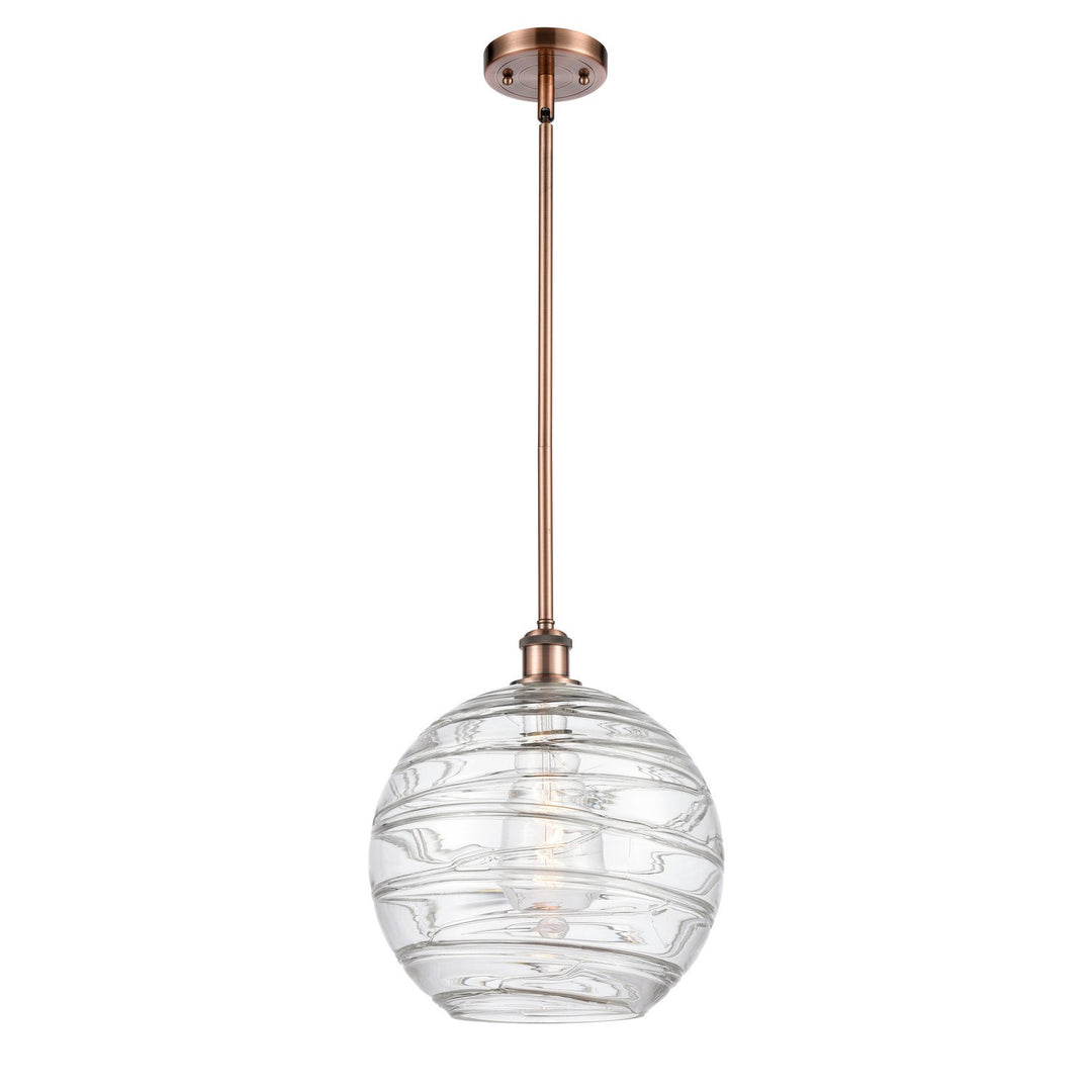 Innovations Ballston 516-1S-AC-G1213-12 Pendant Light - Antique Copper