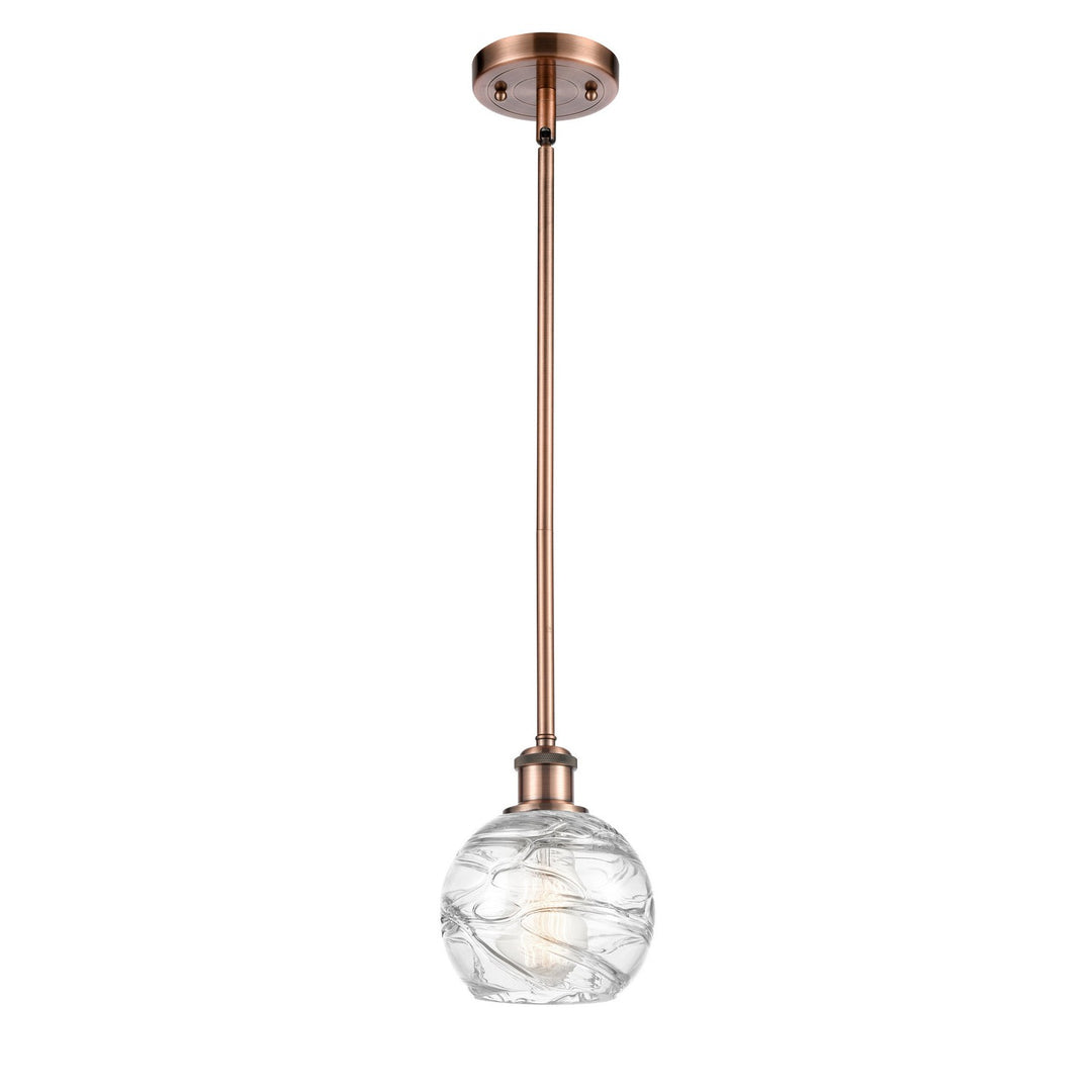 Innovations Ballston 516-1S-AC-G1213-6 Pendant Light - Antique Copper