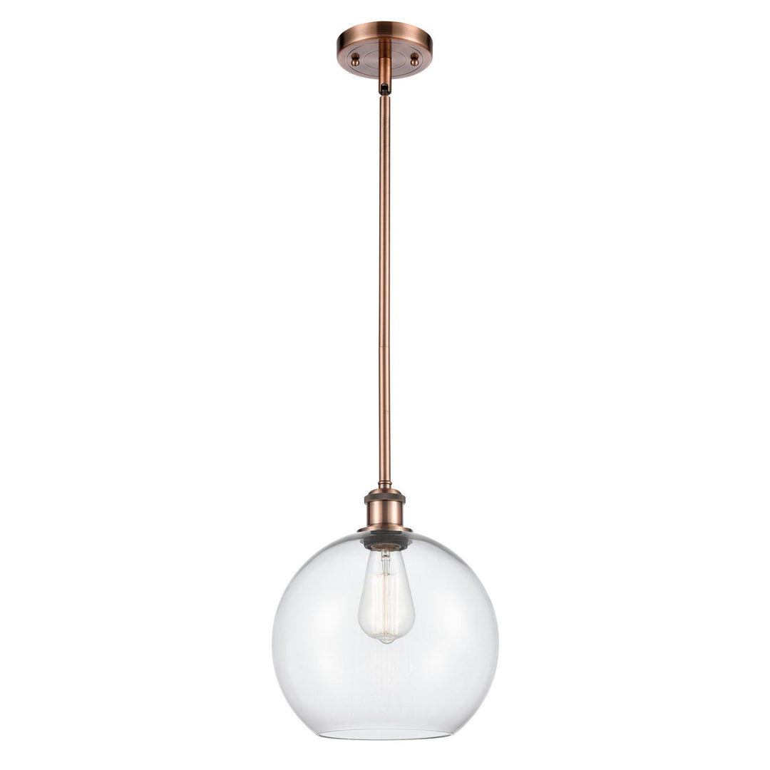 Innovations Ballston 516-1S-AC-G122-10 Pendant Light - Antique Copper