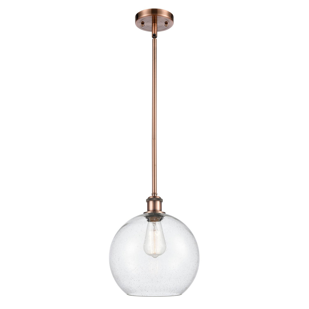 Innovations Ballston 516-1S-AC-G124-10 Pendant Light - Antique Copper