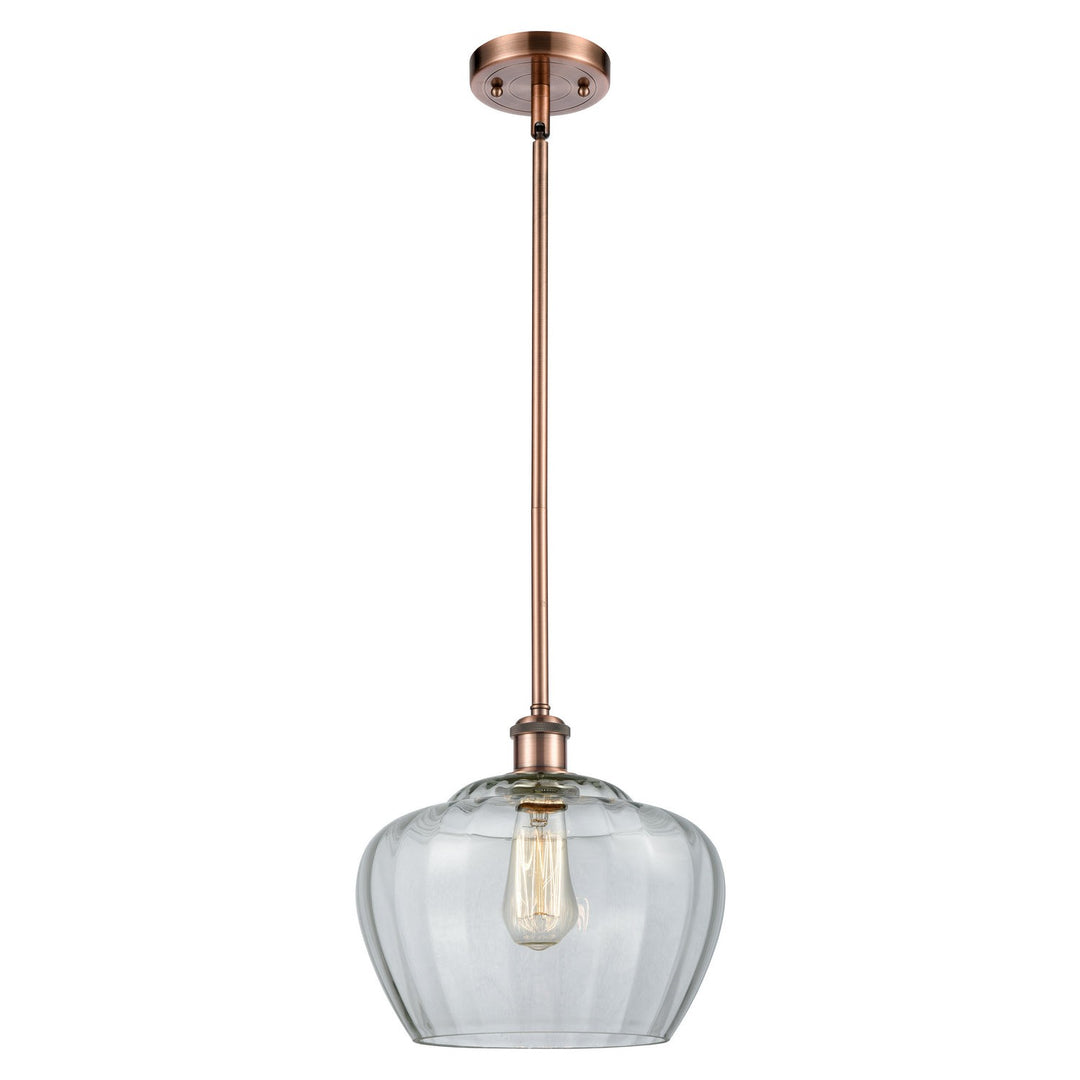 Innovations Ballston 516-1S-AC-G92-L Pendant Light - Antique Copper