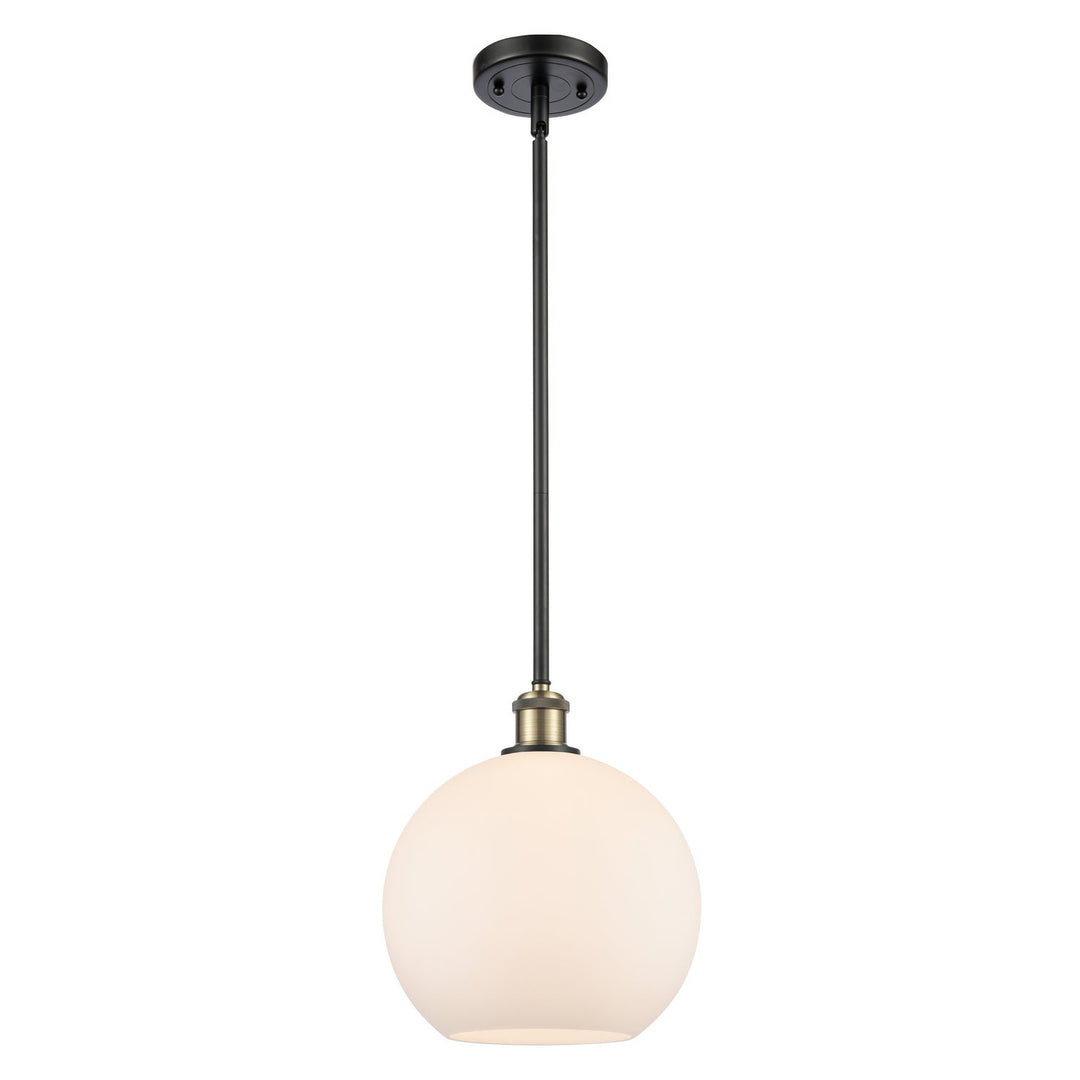 Innovations Ballston 516-1S-BAB-G121-10 Pendant Light - Black Antique Brass